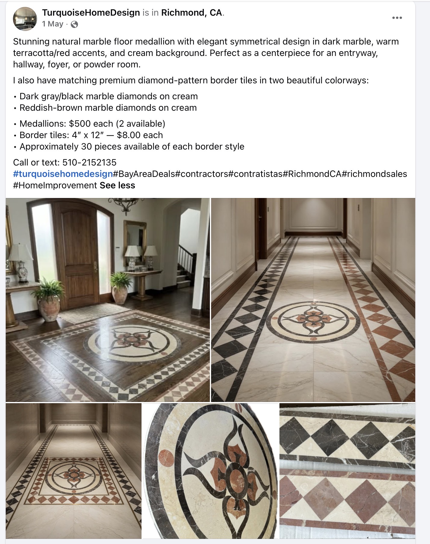 Clearance tile selection 10